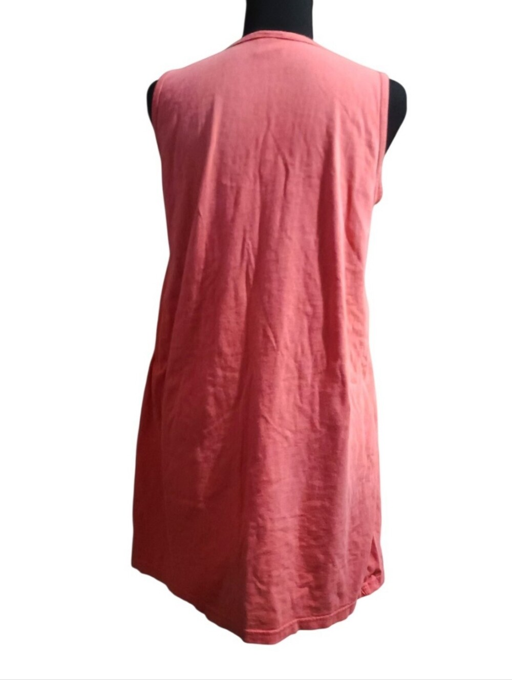 Cover-up Tank Dress Swimwear Aruba Embroidered Sailboat Beach W/Pocket One Size - Picture 3 of 10